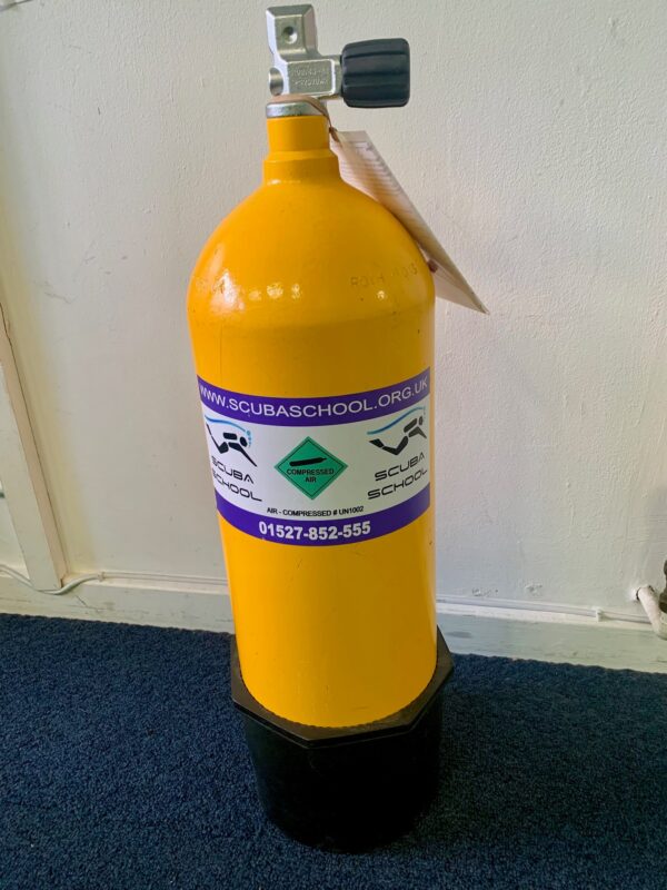 10L Steel 232Bar (din/A) with New Test Certificate & New Valve fitted