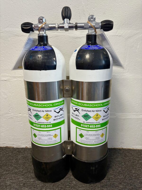 Twin 12L Steel (din/A) With New Test Certificates and Nitrox Ready   (pickup only) (JUST SOLD 29/07/25)