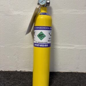3L Steel Gun Cylinder 232 Bar With Gauge and with New Test Certificate (04164)