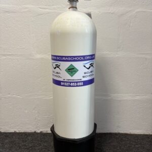 12L 300 Bar Steel Gun Cylinder with New Test Certificate  (04171)
