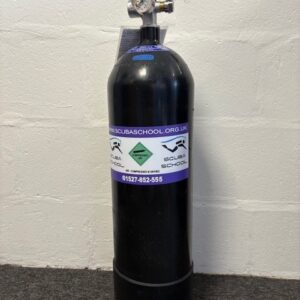 12L Steel 300 Bar Gun Cylinder with Gauge and with New Test Certificate (05207)