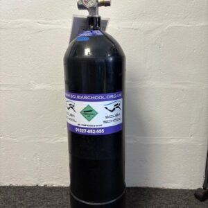 12L Steel 300 Bar Gun Cylinder with Gauge and New Test Certificate (05201)