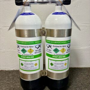 Twin 10L Steel (din/A) With New Test Certificates and Nitrox Ready     (pickup only)