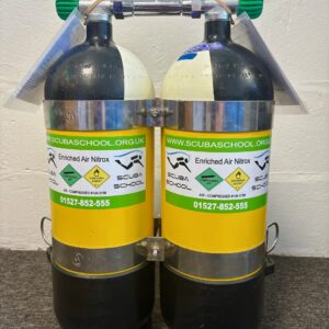 Twin 10L Steel (din/A) With New Test Certificates and Nitrox Ready  (pickup only)  (05227)