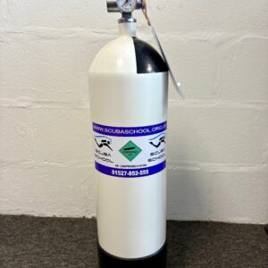 LIKE NEW -12L Steel 300 Bar Gun Cylinder with Gauge and New Test Certificate  (05228)  JUST SOLD 11/08/25
