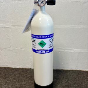 7L Steel 300 Bar Gun Cylinder with Gauge and New Test Certificate Like New  (05270)   JUST SOLD 16/08/25