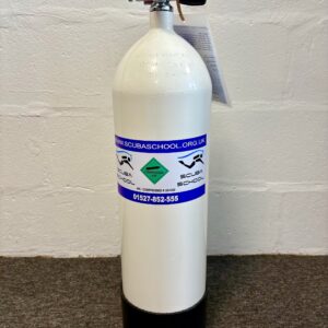 12L Steel 300 Bar Gun Cylinder with Gauge and New Test Certificate Like New (05271)