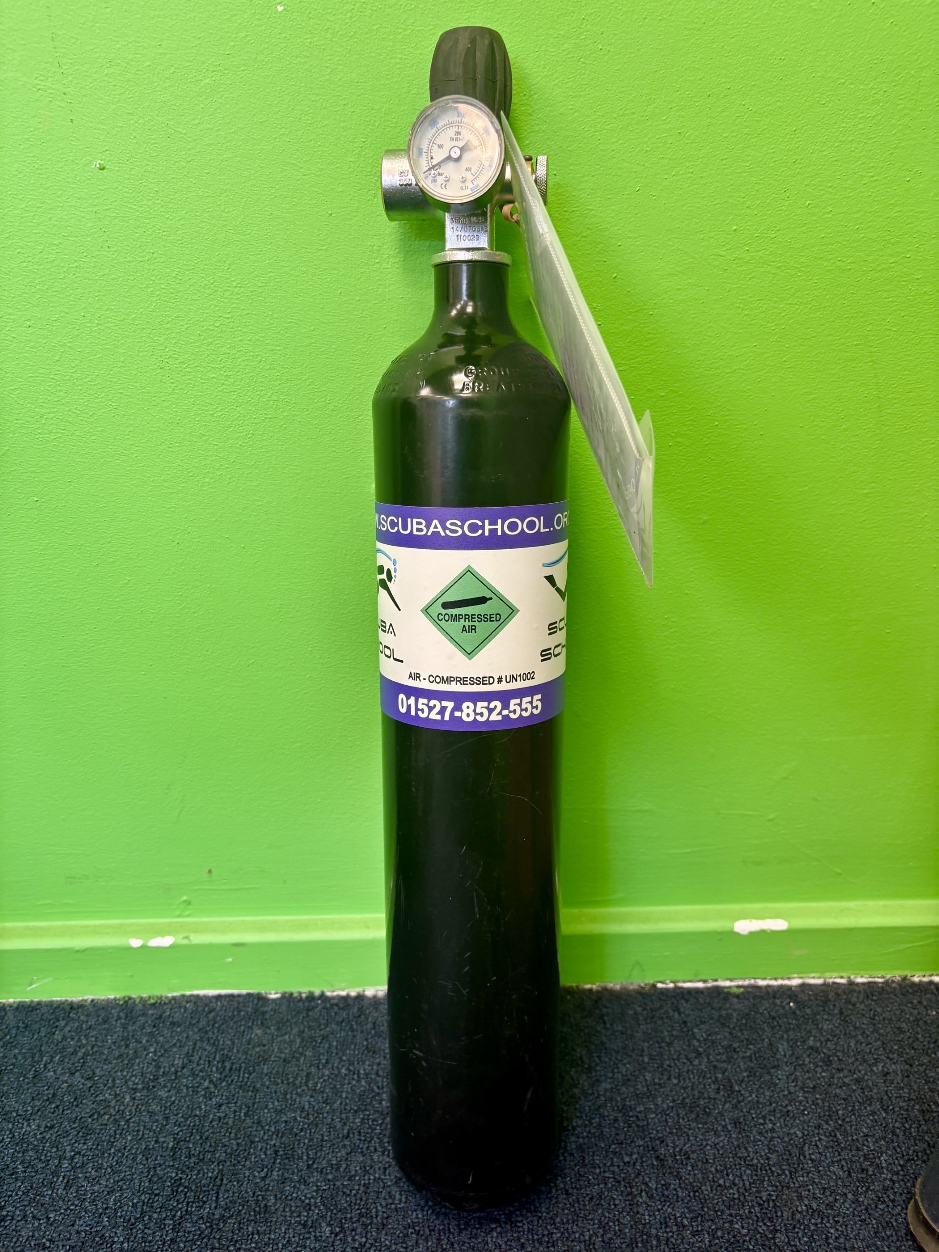 3L Steel 300 Bar Gun Cylinder with New Test Certificate CRC240 Really Good Condition